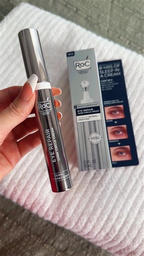 Kat Nesbitt on Instagram: "Post-flight eye care ✈️ The RoC Dark Circle Eye Repair Cream has been my go-to for brighter, smoother under eyes. It treats dark circles, puffiness + fine lines—and it’s under $30 ✨ Comment SHOP and I’ll dm you the link 🫶 @rocskincare #roc_partner #rocskincare #darkcircles #eyecream #eyerepair"