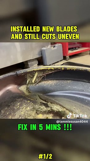 How to fix Lawn mower will not cut even. Installed a new set of blades and still cuts uneven. (1/2) #maintenance #lawnmower #smallengine#lawncarelife #mechanic #maintenance #repair #lawmcare #fix #tpy #viralvideo