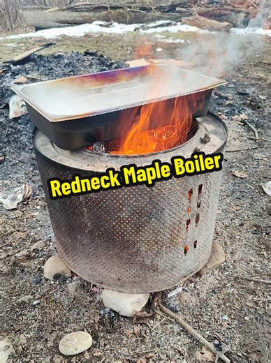 Boiling Maple Sap #maplesyrup #homestead #homesteading #maplesyrup #maple