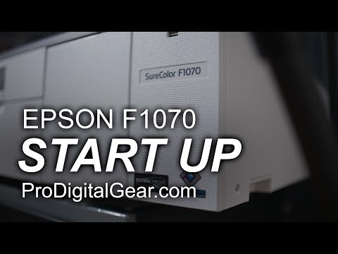 EPSON SureColor F1070 START UP - ProDigitalGear.com