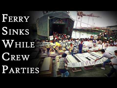 Passenger Ferry Sinks While The Crew Parties - The MV Dona Paz | Fascinating Horror