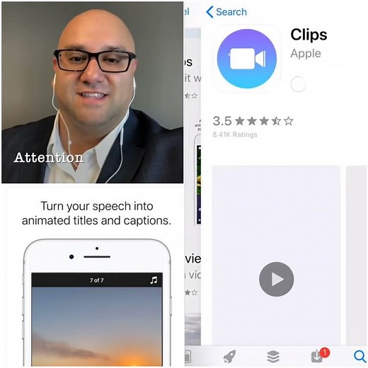 Clips App on iOS