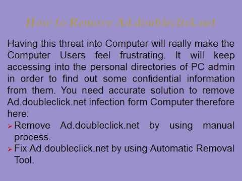 Remove Ad.doubleclick.net simply from Windows PC