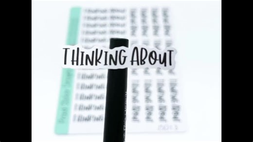 Currently Prompt Journaling Script Stickers - Etsy