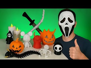 I 3D Printed 15 Epic Halloween Designs! 🎃