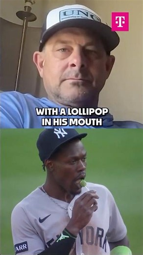 Aaron Boone is pissed off that Jazz Chisholm Jr. played with a lollipop