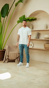 Slim Jeans & Oversized White Tee for this Sunday's Fit | Legend London