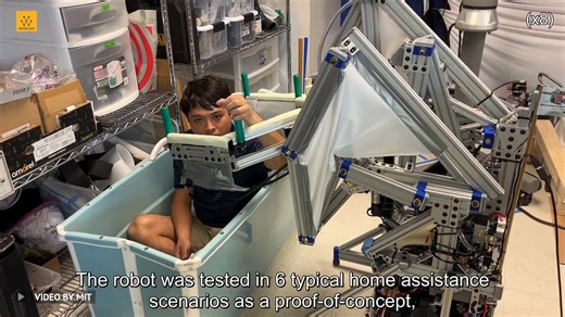 The U.S. population is aging rapidly, with the median age now 38.9 and the number of adults over 65 expected to reach 82 million by 2050. This poses serious challenges for eldercare, including workforce shortages and rising costs. To help address this, MIT engineers have developed E-BAR, a mobile robot designed to support elderly individuals and prevent falls. Acting like robotic handlebars, E-BAR can follow users, assist with standing or sitting, and catch them if they begin to fall. The goal i