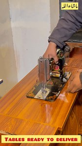 Modern silai machine table ready for delivery Modern Interior and Furnitures #ModernFurniture #sewingmachine #woodworking #silaimachine | Modern Interior and Furnitures