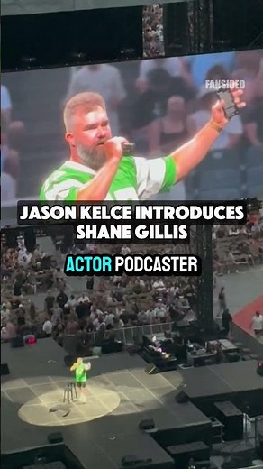Jason Kelce's EPIC Introduction for Shane Gillis at Record-Breaking Stadium Show 🤯