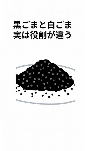 黒ごまと白ごまの本当の違い！#shorts