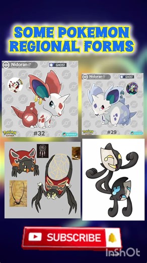 some cool pokemon regional forms ideas #pokemon #pokemonfandom #gen10