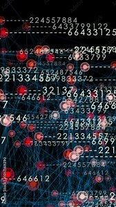 Abstract Data Visualization Utilizing Numbers and Networks for Deep Insights and Understanding