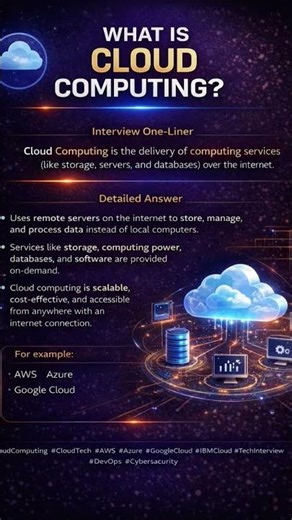 What is Cloud Computing?