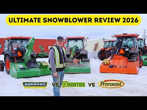 Ultimate Snowblower Review 2026 | Normand vs Frontier vs Pronovost (Honest Comparison)