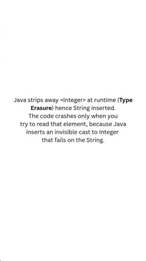 Java collection generics tricky question
