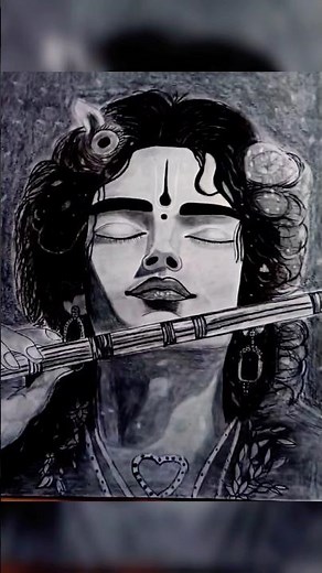 Vasudev Krishna || #art #god #krishna #shorts 👍🙏😱