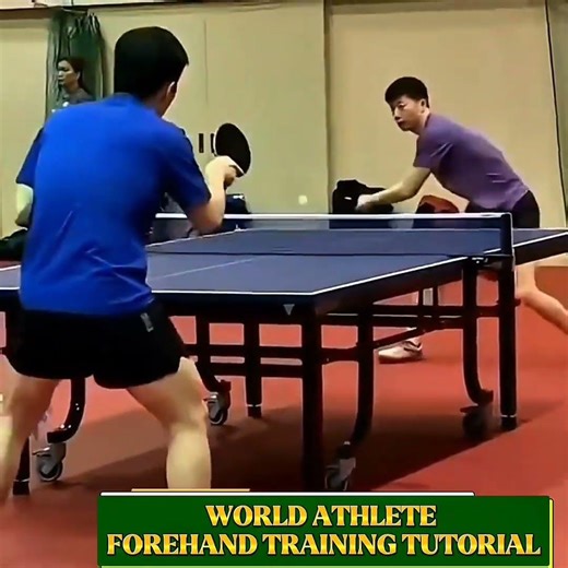 WORLD ATHLETE FOREHAND TRAINING TUTORIAL #tenis #tabletennis #bola #video #ipl