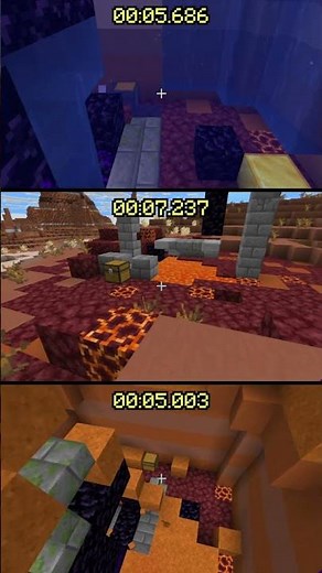 [Daily Minecraft] Speedrunning Portals | Random Block Speedrun