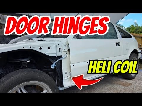 How to use Heli Coil - Installing Door Hinges on the CRX