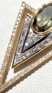 Currently on Annoushka’s jewellery rotation: our latest Andalusite Flight pendant, framed with diamonds. | Annoushka Jewellery