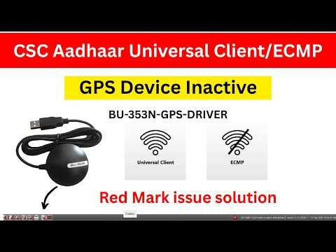 GlobalSat BU-353N USB GPS Driver Complete Installation Guide for CSC Centre