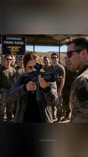 Lieutenant Ryan Cole tossed a training rifle toward Evelyn Hayes #usarmy #americansoldier #shorts