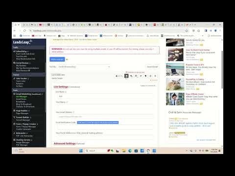 List Manager Set Up Guide