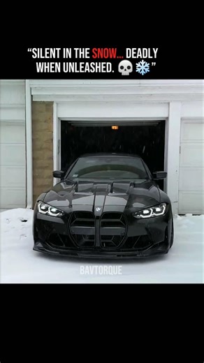“Frozen Streets. Unleashed Beast. 💀❄️ | BMW M4 Dominance” #shorts