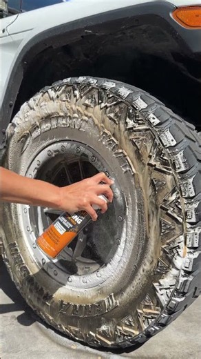 🍊 SIMPLE Wheel Cleaning #chemicalguys #degreaser #exterior #wheel #detailing #diy #viral #trending
