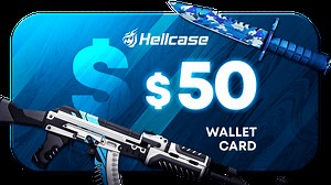 Hellcase.com 50 USD Wallet Card Code | Buy cheap on Kinguin.net
