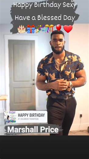 Happy Birthday KING!! to my boy the handsome and sexy @Marshall Price 🎂🎁🎉🎊🎈❤️ Posted this yesterday but forgot to here #MarshallPrice #greysweatsking