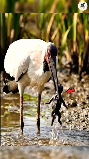 This Giant Bird Hunts Crocodile Babies Like Nothing!😨