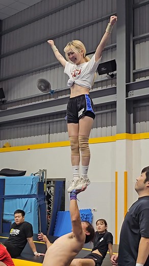 #cheerleading #rewind #cheeracro #cheerstunts #taiwan #cheersugar #funnyvideo #funnytime #family #friends #cupie #couple #challenge | CheerSugar方糖
