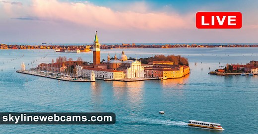 【LIVE】 Webcam Venice - St. Mark's Basin, San Giorgio Island