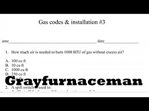 Gas codes test #3