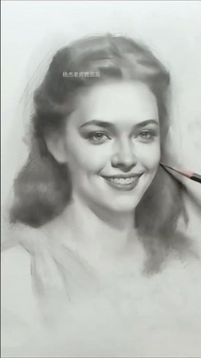 Please believe in the charm of drawing! #charcoaldrawing #portraitdrawing #charcoaldrawingtutorial