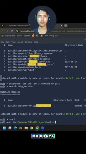 Scan HTTP Version with Metasploit
