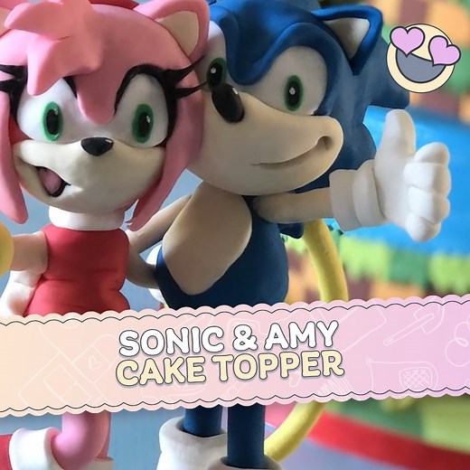 Cake Topper Tutorial: Sonic & Amy Rose | Zoe's Fancy Cakes