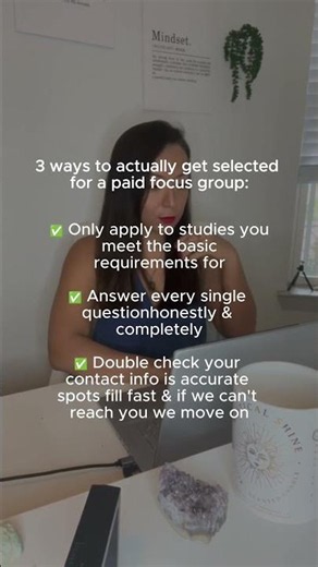 Paid Focus Group Tips #earnextracash