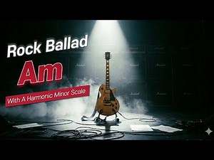 Epic Emotional Rock Ballad Backing Track in A Minor | Cinematic Power Ballad