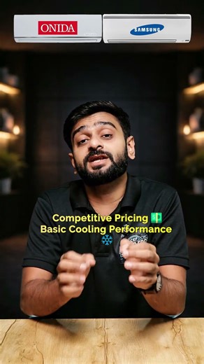 Samsung vs Onida Split AC Best Pick❄️🔥 #shorts #shortvideo #short #splitac #splitairconditioner