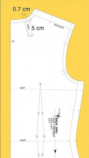 2 Ways to Fix Loose Back Necklines #patternmaking #patterndrafting #sewingtutorial #sewinghacks