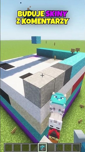 I build viewer skins in Minecraft!