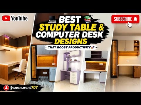 💻 Best Study Table & Computer Desk Designs That Boost Productivity 📚