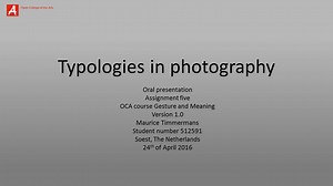Typologies in Photography