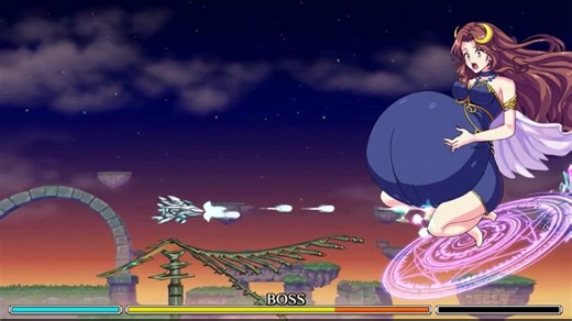 ボスを妊娠させて撃退するシューティングゲーム（AI）