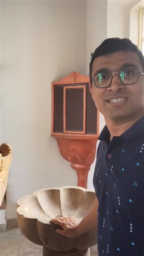 JoCy Siddakatte on Instagram: "Ancient baptism ceremony took place like this🤗😇 #baptism #christianity #keralachurches"