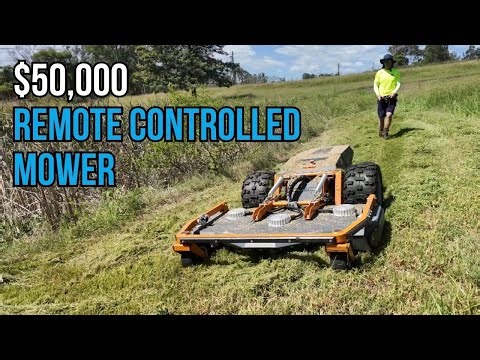 Raymo Electric Remote Controlled Mower. I want one!