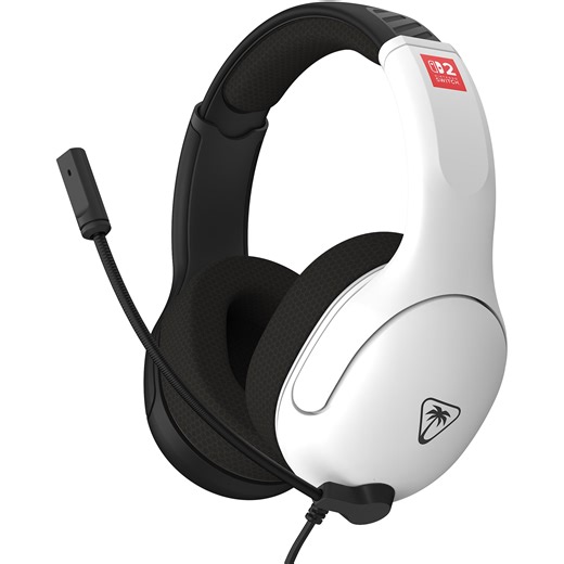Airlite Fit Wired Headset for Nintendo Switch 2 - White & Black - Nintendo Official Site